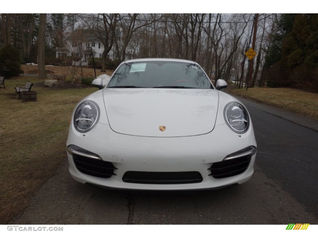 2012 911 Carrera S Coupe - Carrara White / Carrera Red Natural Leather photo #2