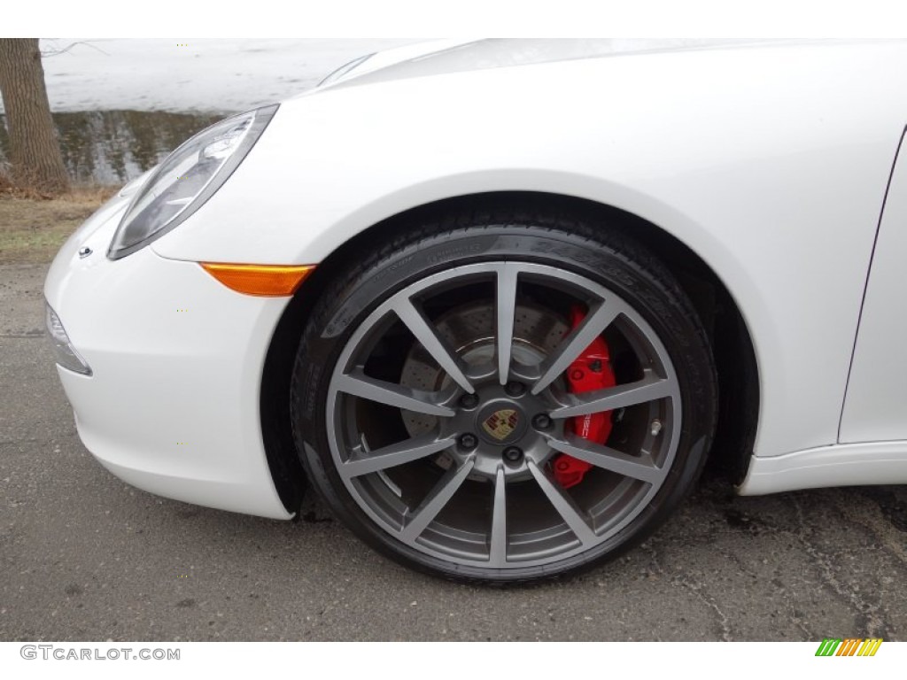 2012 911 Carrera S Coupe - Carrara White / Carrera Red Natural Leather photo #9