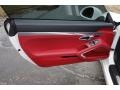 Carrera Red Natural Leather Door Panel Photo for 2012 Porsche 911 #91371991