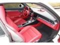 Carrera Red Natural Leather Front Seat Photo for 2012 Porsche 911 #91372015