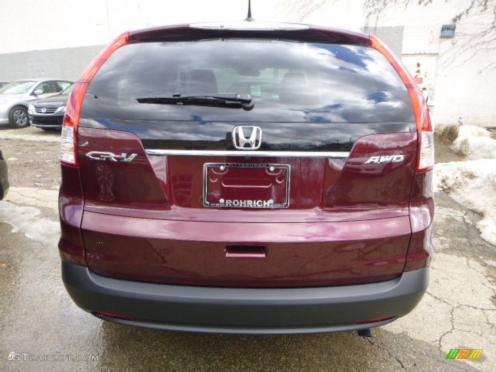 2014 CR-V EX-L AWD - Basque Red Pearl II / Gray photo #4