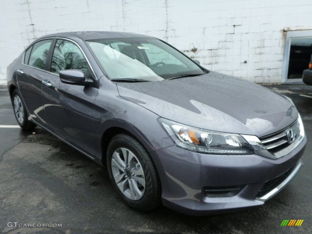 2014 Accord LX Sedan - Modern Steel Metallic / Gray photo #7