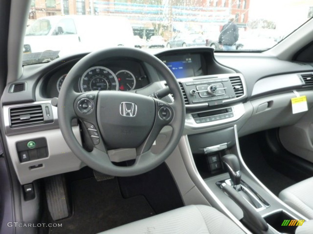 2014 Accord LX Sedan - Modern Steel Metallic / Gray photo #12