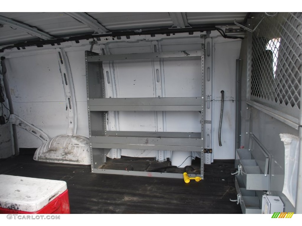 2008 Express 1500 Cargo Van - Summit White / Medium Pewter photo #6