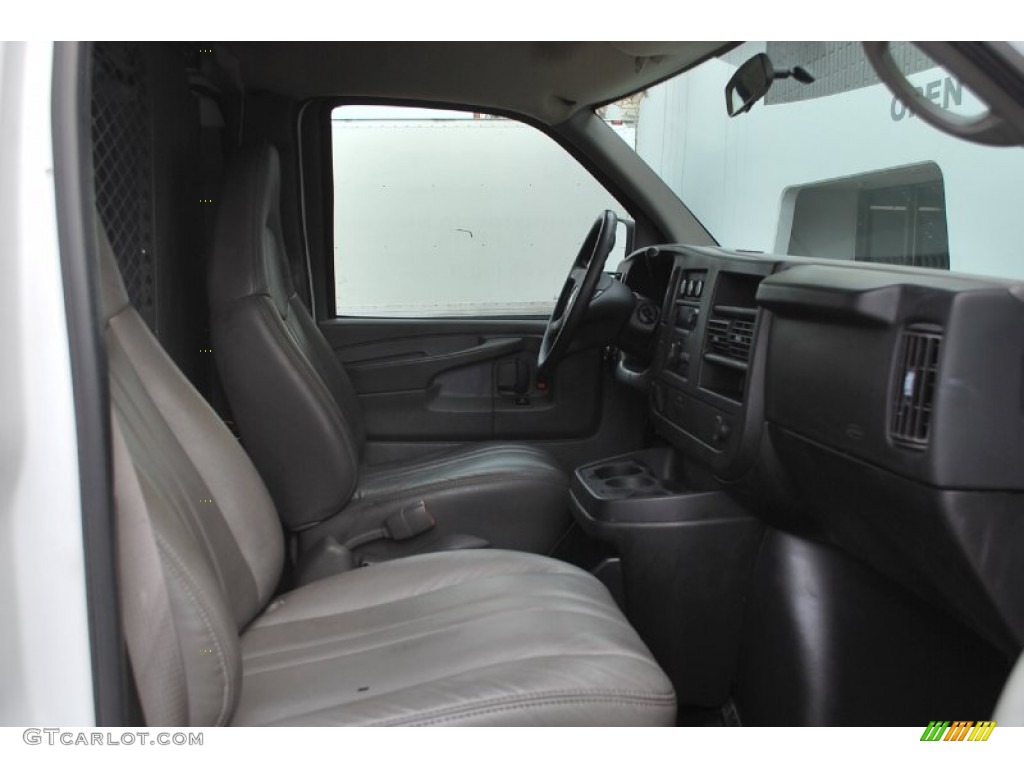 2008 Express 1500 Cargo Van - Summit White / Medium Pewter photo #13