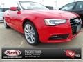 2014 Brilliant Red Audi A5 2.0T Cabriolet  photo #1