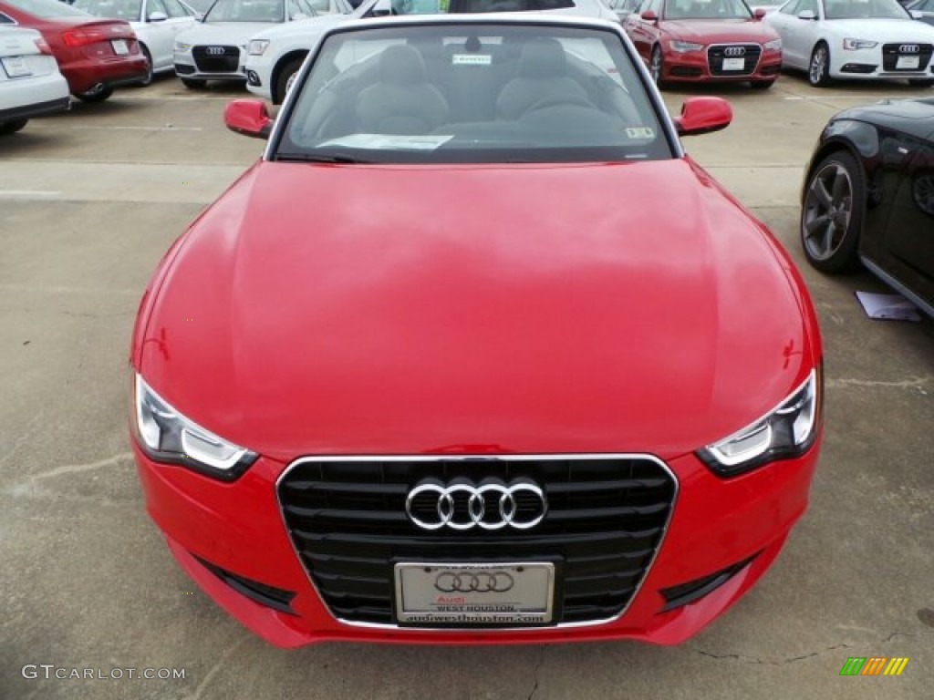 2014 A5 2.0T Cabriolet - Brilliant Red / Black photo #2