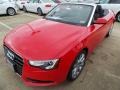 2014 Brilliant Red Audi A5 2.0T Cabriolet  photo #3