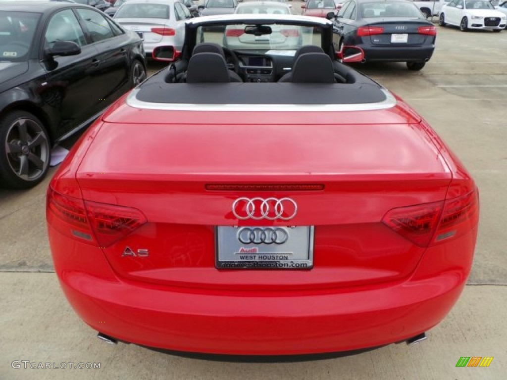 2014 A5 2.0T Cabriolet - Brilliant Red / Black photo #5