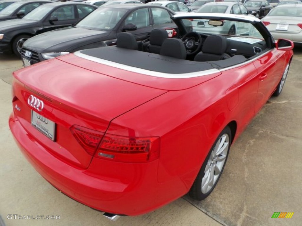 2014 A5 2.0T Cabriolet - Brilliant Red / Black photo #6