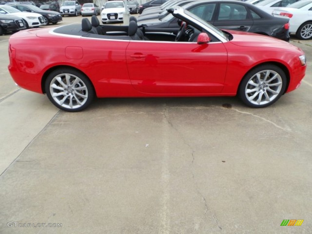 2014 A5 2.0T Cabriolet - Brilliant Red / Black photo #7