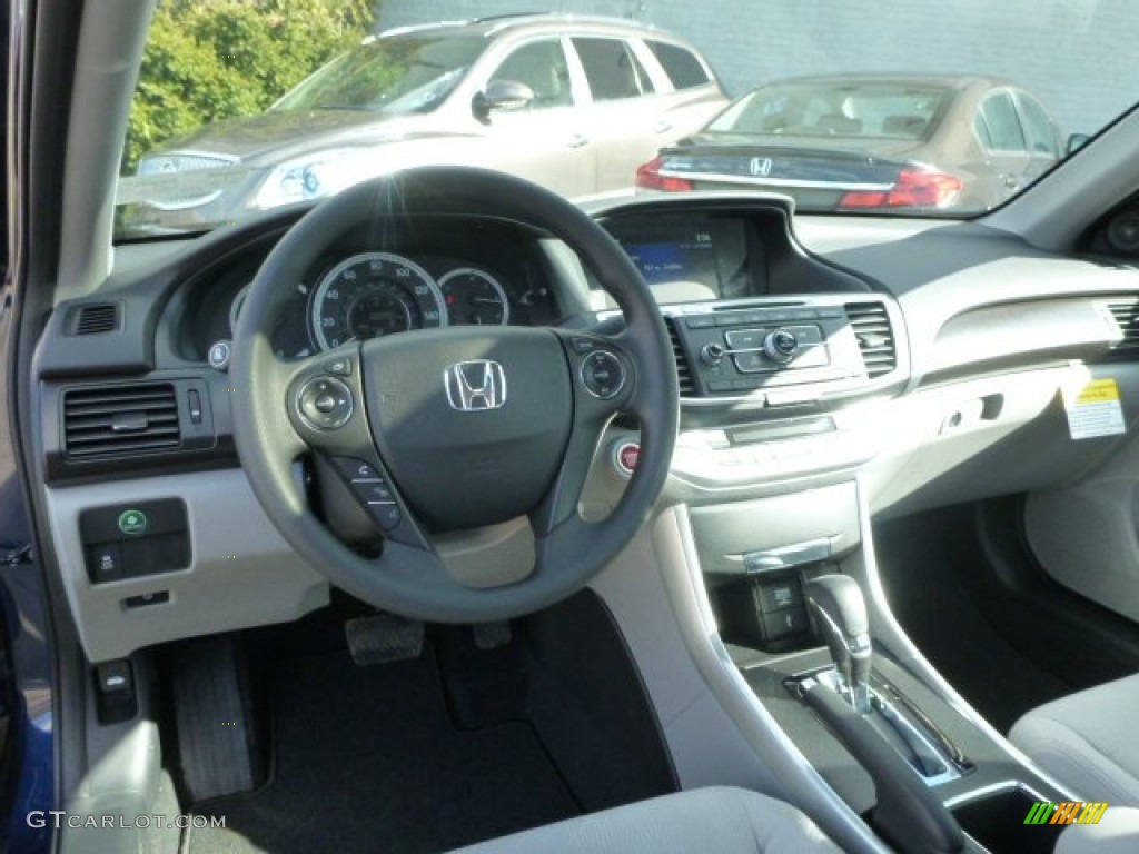 2014 Accord EX Sedan - Obsidian Blue Pearl / Gray photo #12