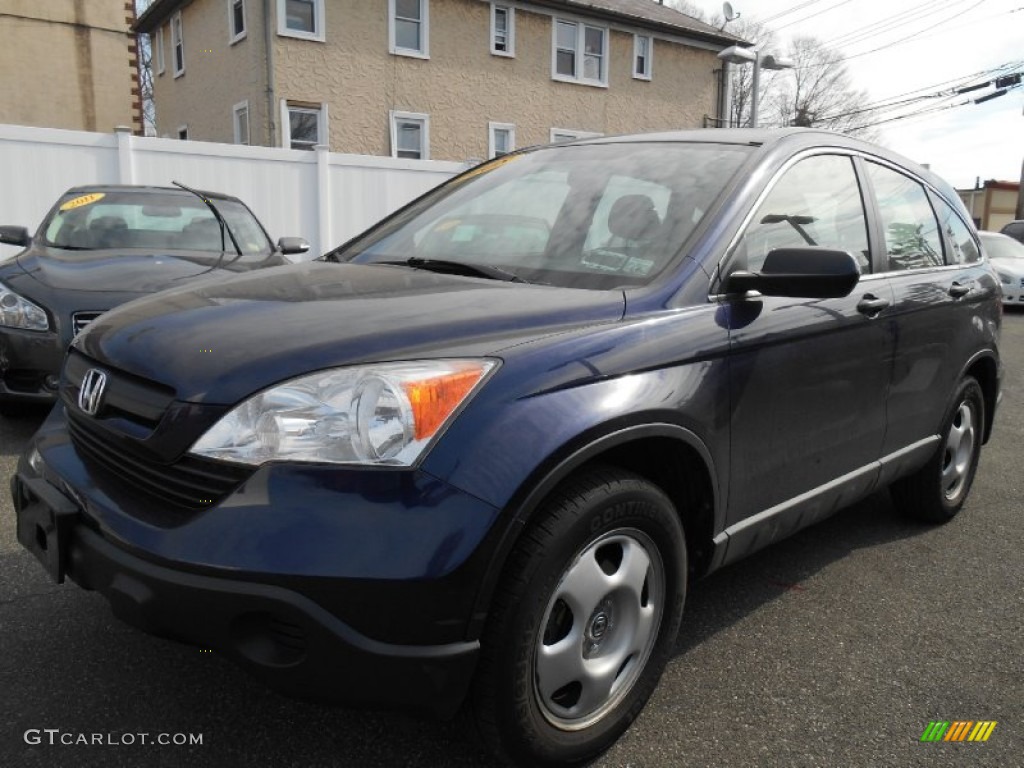 2008 CR-V LX 4WD - Royal Blue Pearl / Black photo #7