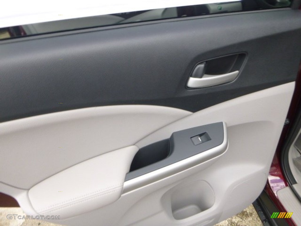 2014 CR-V EX-L AWD - Basque Red Pearl II / Gray photo #12