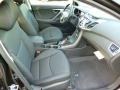 Black 2014 Hyundai Elantra Sport Sedan Interior Color