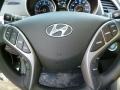 2014 Hyundai Elantra Black Interior Steering Wheel Photo