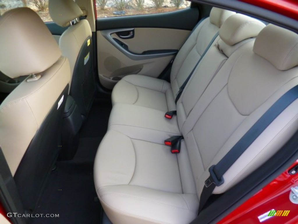 2014 Hyundai Elantra Sport Sedan Rear Seat Photo #91378617