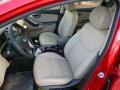 2014 Hyundai Elantra Beige Interior Front Seat Photo