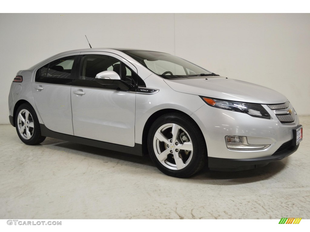 Silver Ice Metallic 2011 Chevrolet Volt Hatchback Exterior Photo #91378867