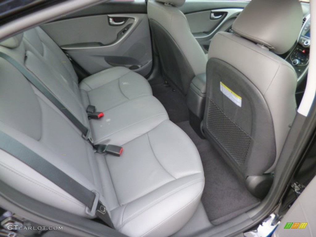 2014 Elantra Limited Sedan - Black / Black photo #12