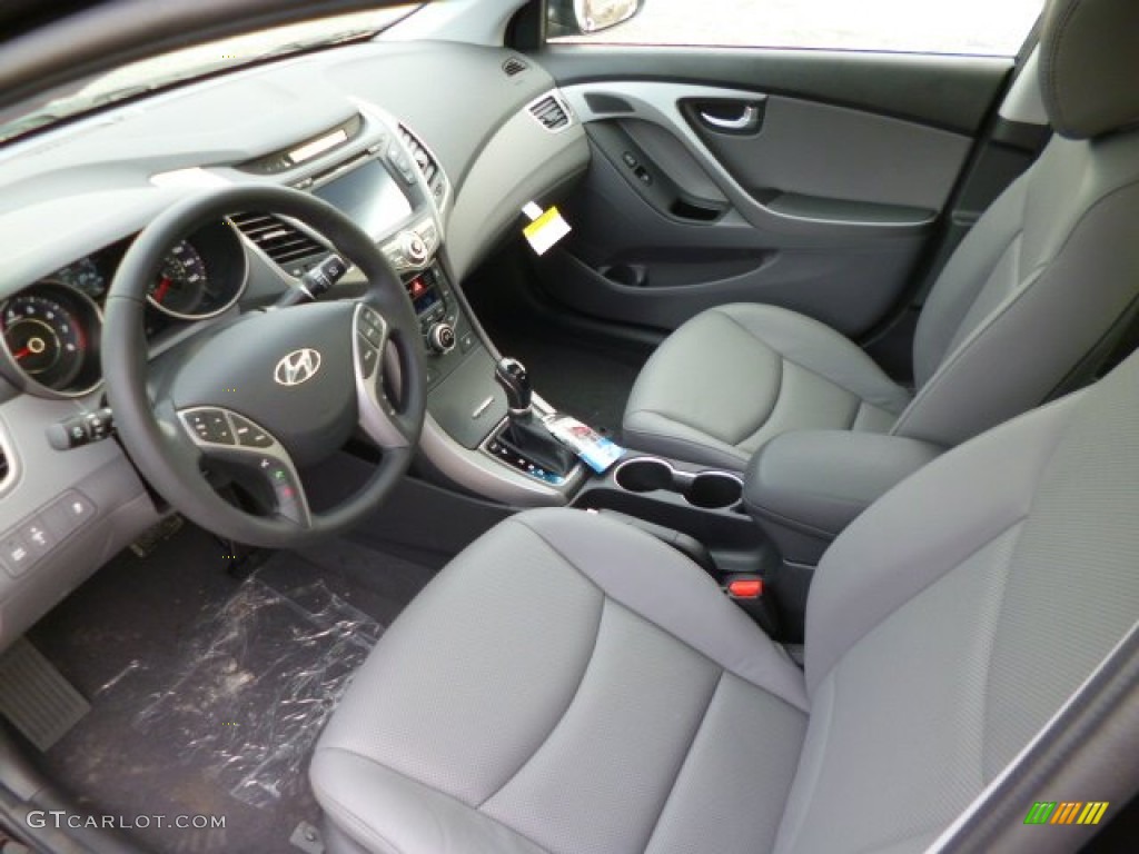 2014 Elantra Limited Sedan - Black / Black photo #15