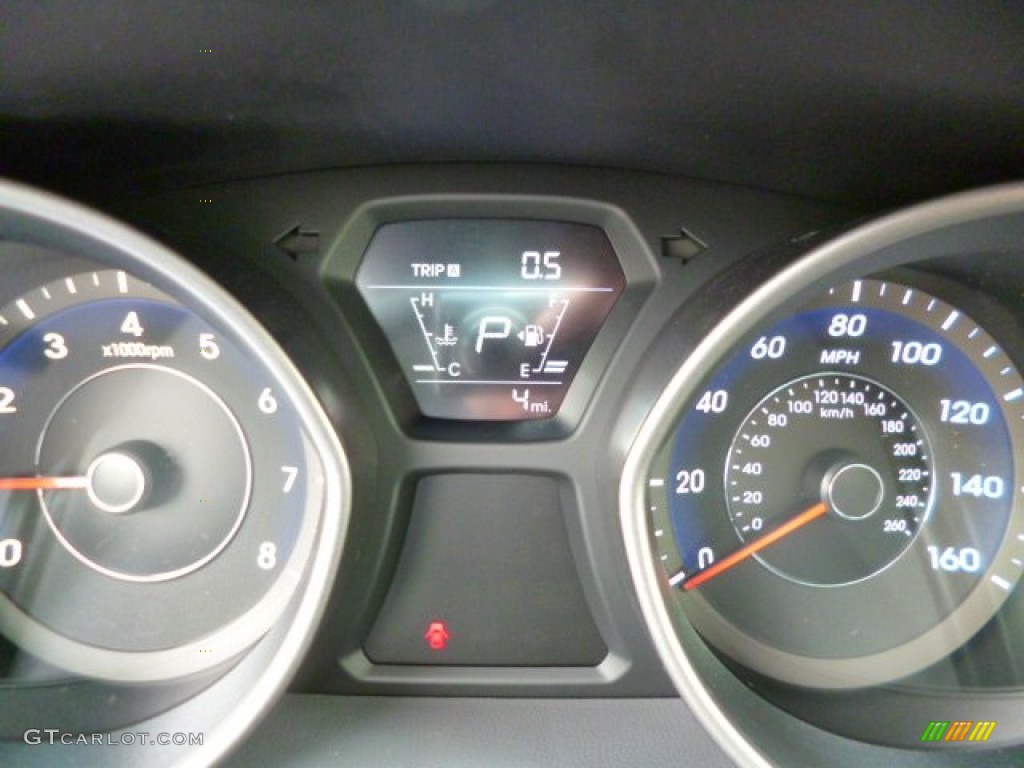 2014 Elantra Limited Sedan - Black / Black photo #20