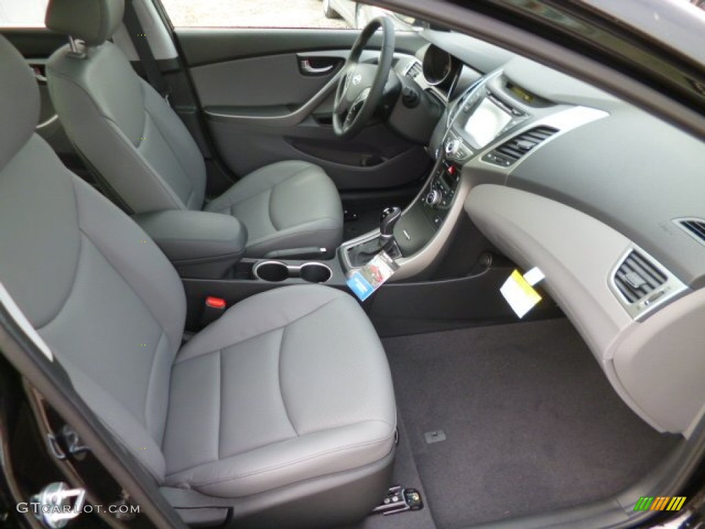 2014 Elantra Limited Sedan - Black / Black photo #10