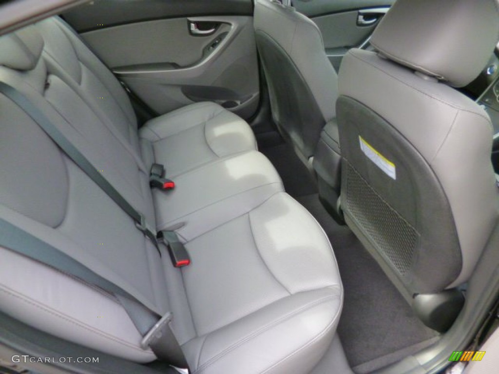 2014 Elantra Limited Sedan - Black / Black photo #12