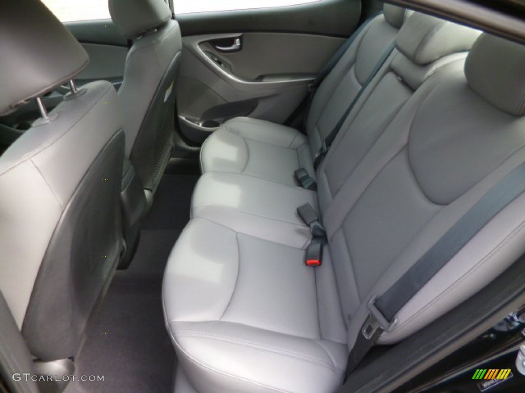 2014 Elantra Limited Sedan - Black / Black photo #13