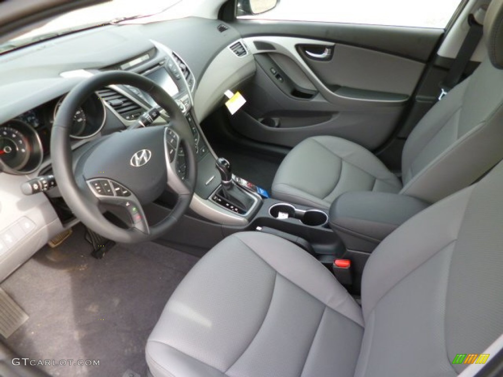 2014 Elantra Limited Sedan - Black / Black photo #16