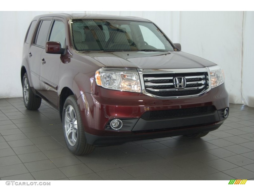 Dark Cherry Pearl Honda Pilot