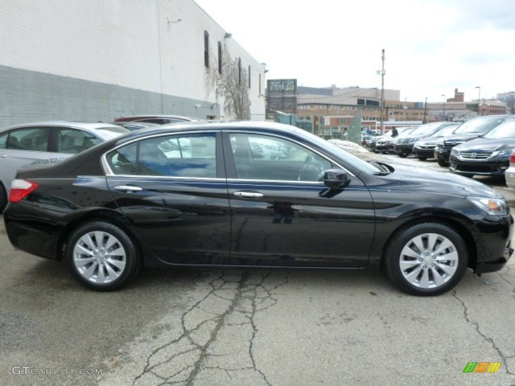 2014 Accord EX Sedan - Crystal Black Pearl / Black photo #6