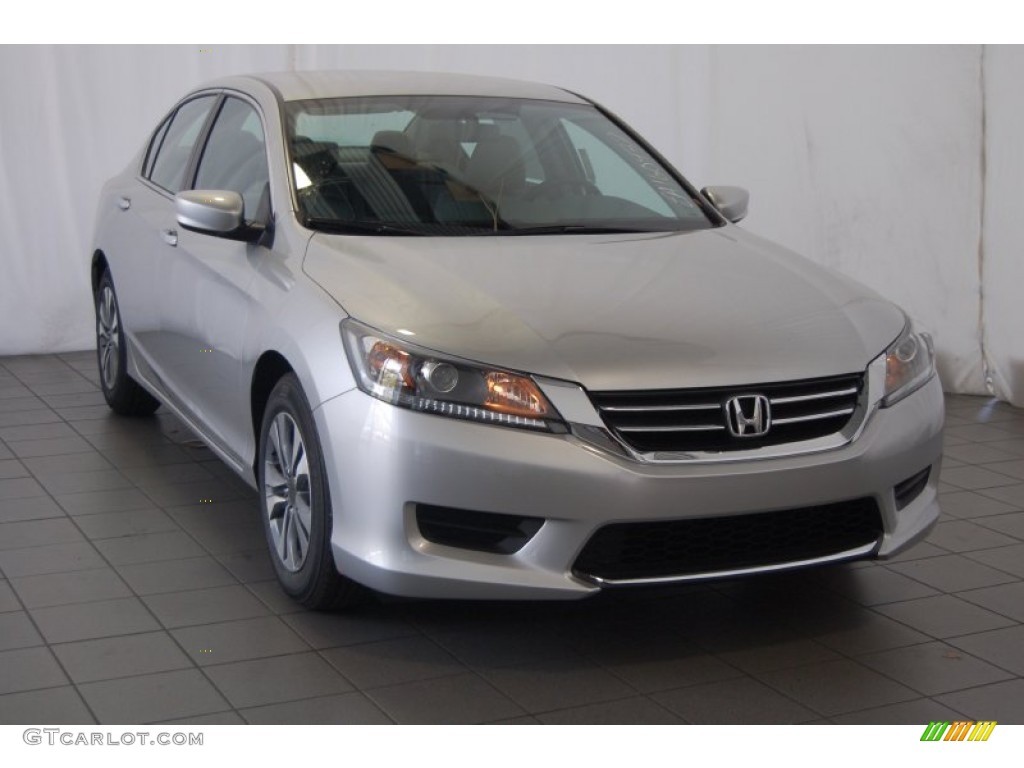 2014 Accord LX Sedan - Alabaster Silver Metallic / Gray photo #1
