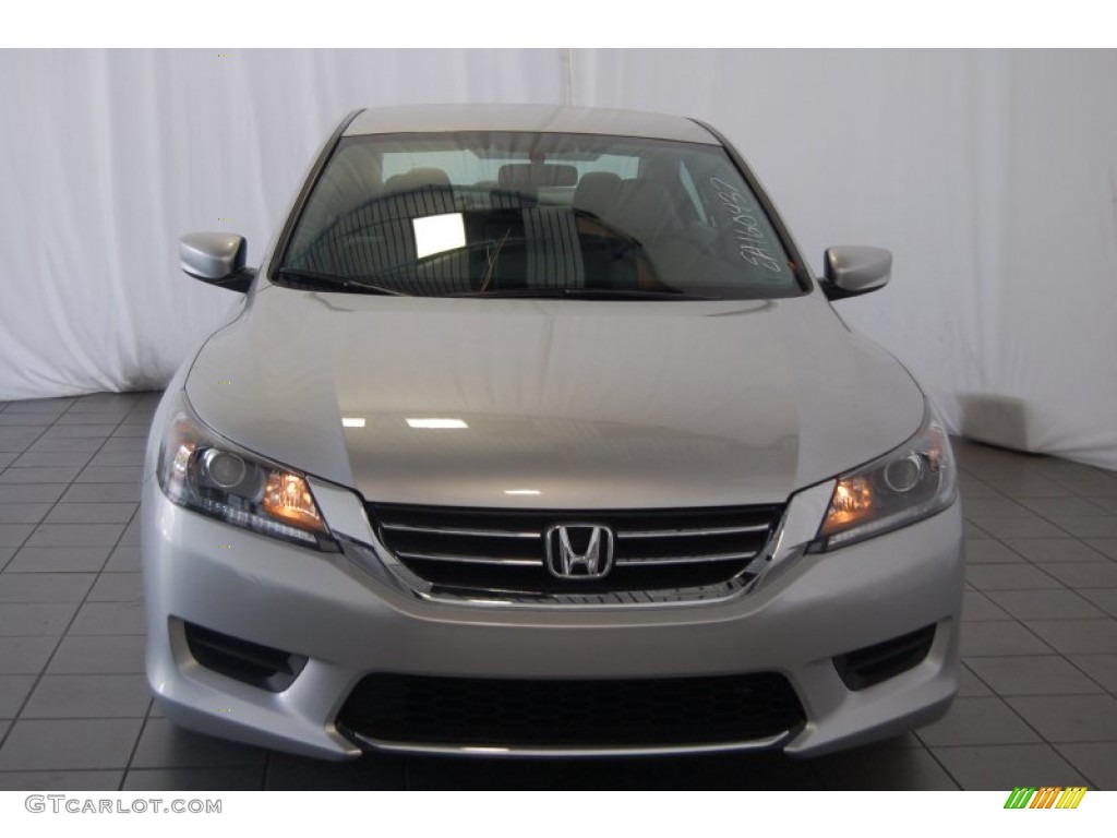 2014 Accord LX Sedan - Alabaster Silver Metallic / Gray photo #2