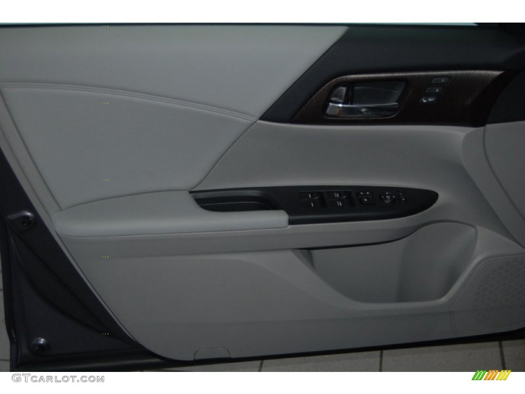 2014 Accord EX-L Sedan - Modern Steel Metallic / Gray photo #10