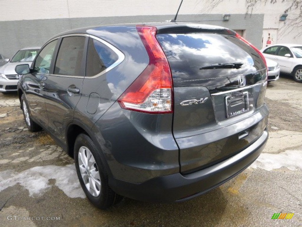 2014 CR-V EX AWD - Polished Metal Metallic / Gray photo #3