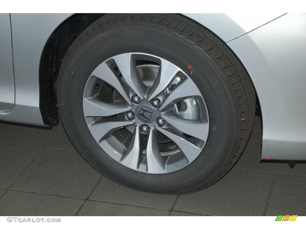 2014 Accord LX Sedan - Alabaster Silver Metallic / Black photo #3