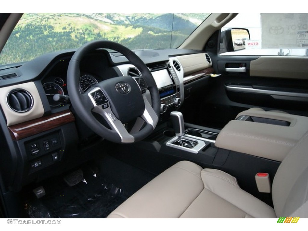 2014 Tundra Limited Crewmax 4x4 - Attitude Black Metallic / Sand Beige photo #5