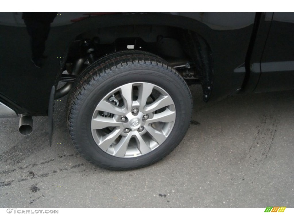 2014 Tundra Limited Crewmax 4x4 - Attitude Black Metallic / Sand Beige photo #9