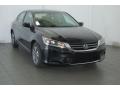 2014 Crystal Black Pearl Honda Accord LX Sedan  photo #1