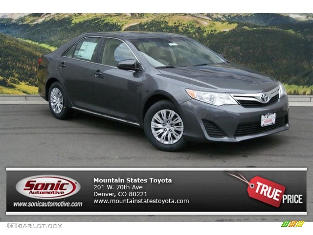2014 Camry LE - Magnetic Gray Metallic / Ivory photo #1