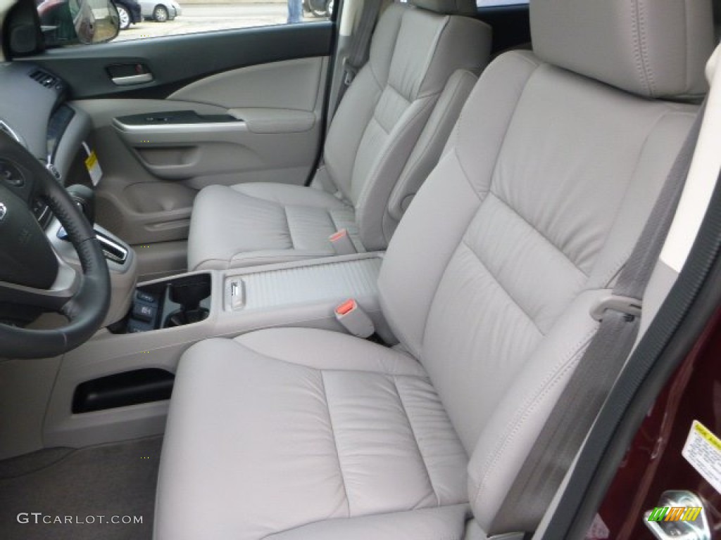 2014 CR-V EX-L AWD - Basque Red Pearl II / Gray photo #10