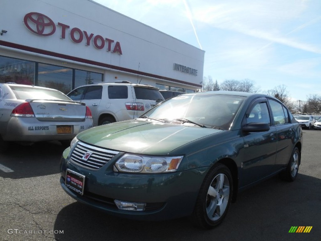 2006 ION 3 Sedan - Cypress Green / Gray photo #1