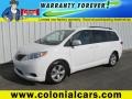 2011 Super White Toyota Sienna LE  photo #1