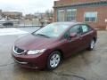 Crimson Pearl - Civic LX Sedan Photo No. 1