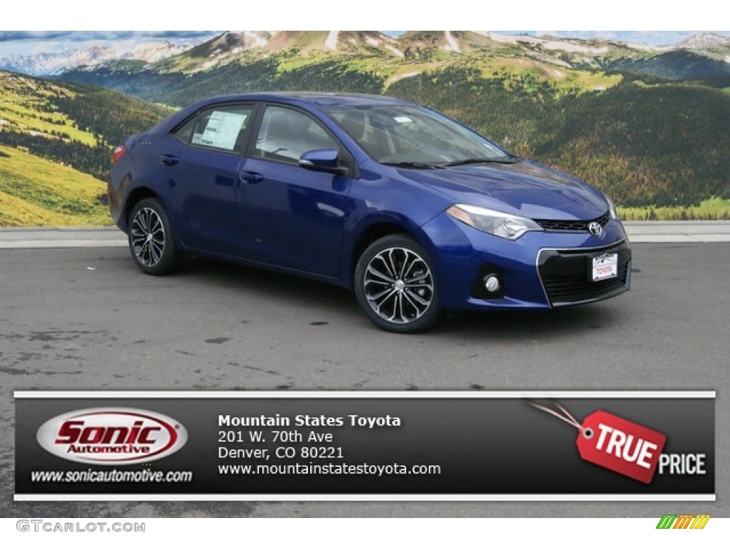 2014 Corolla S - Blue Crush Metallic / Steel Blue photo #1