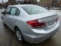 2014 Alabaster Silver Metallic Honda Civic LX Sedan  photo #3