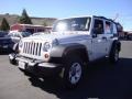 2010 Bright Silver Metallic Jeep Wrangler Unlimited Sport  photo #3