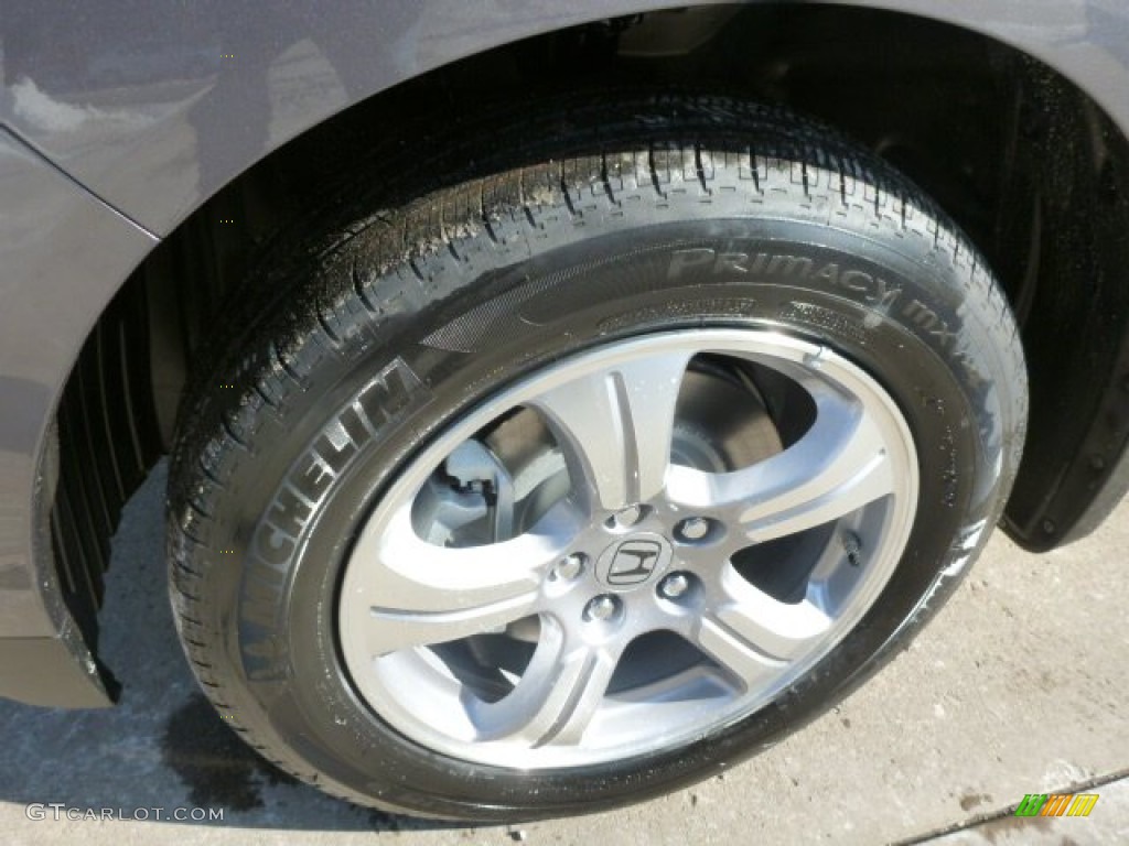 2014 Pilot EX-L 4WD - Modern Steel Metallic / Black photo #9