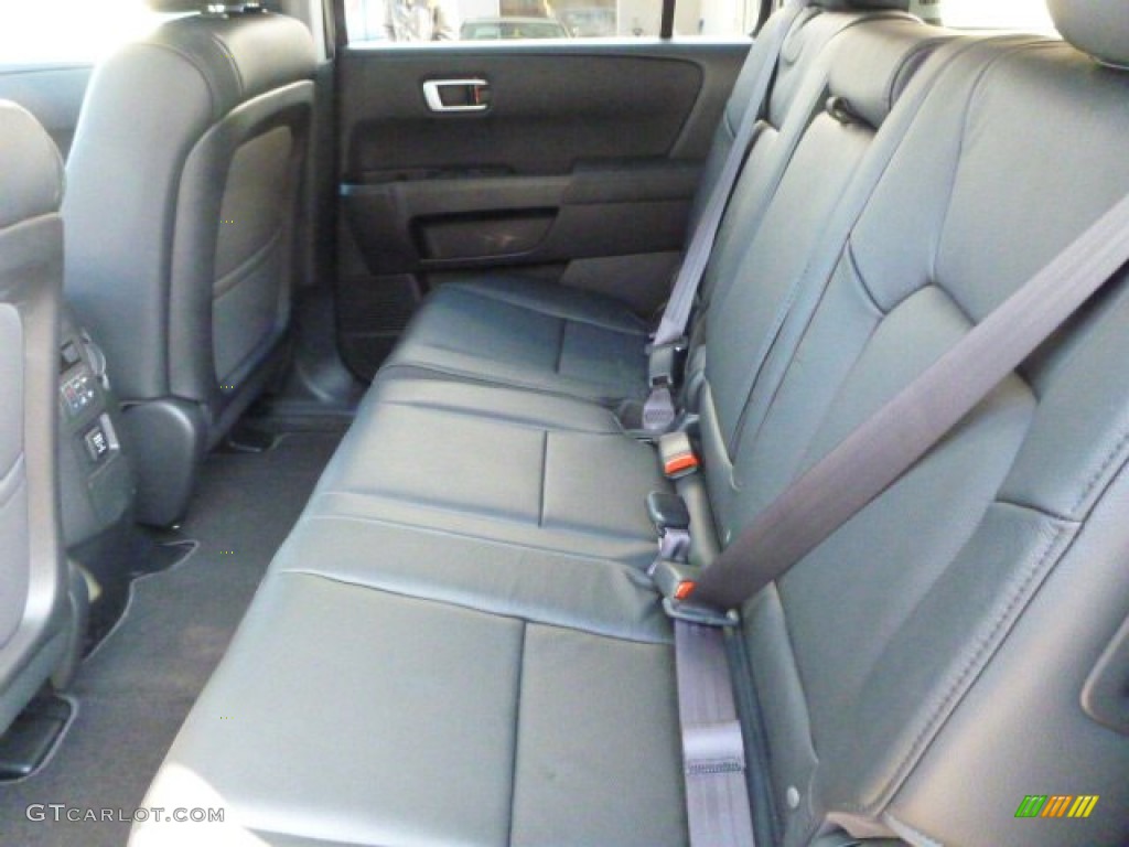 2014 Pilot EX-L 4WD - Modern Steel Metallic / Black photo #11